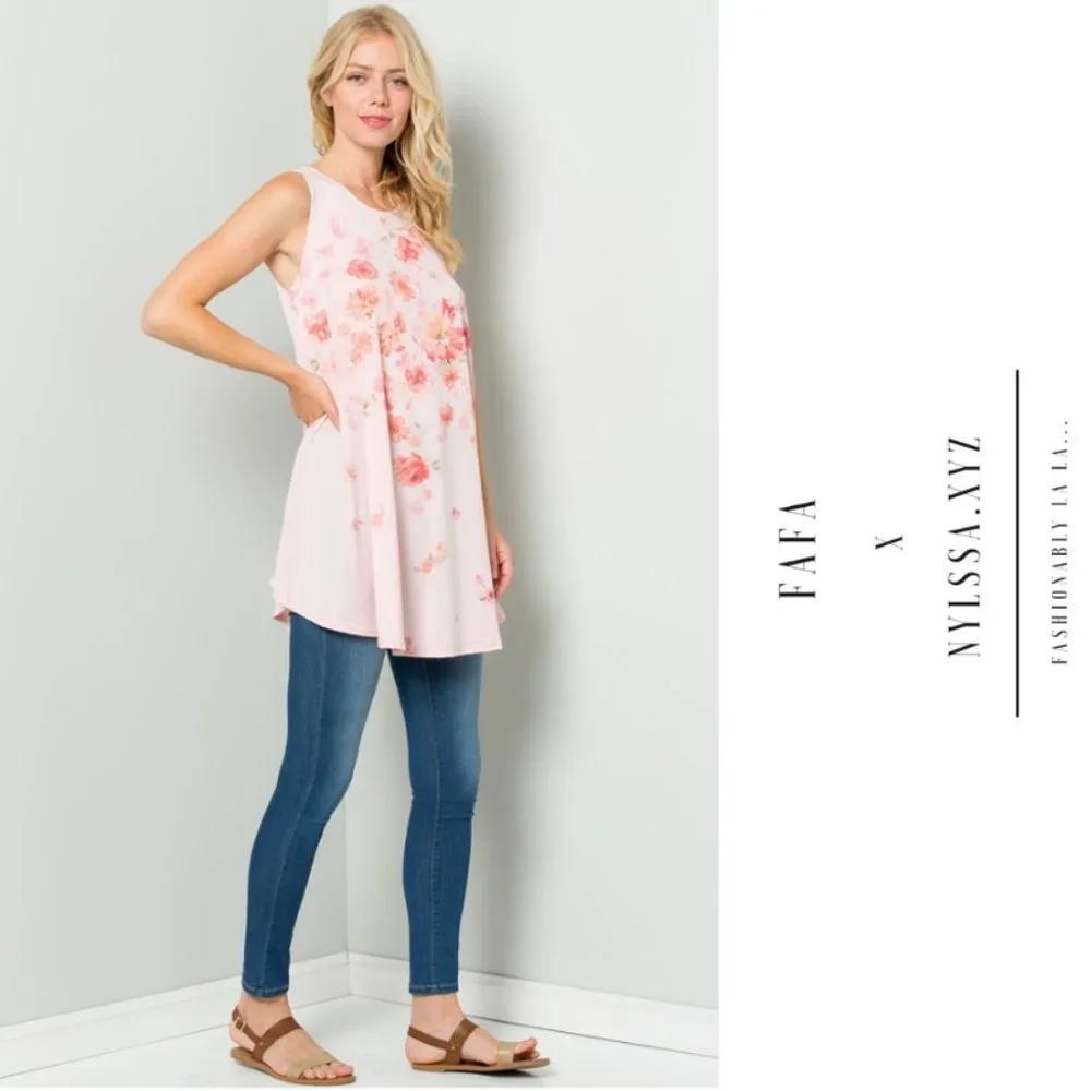 Floral Sublimation Tunic Dress - Picture 4 of 6